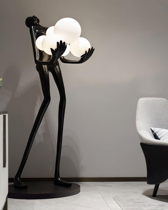 Embrace Sculpture Floor Lamp Vakkerlight