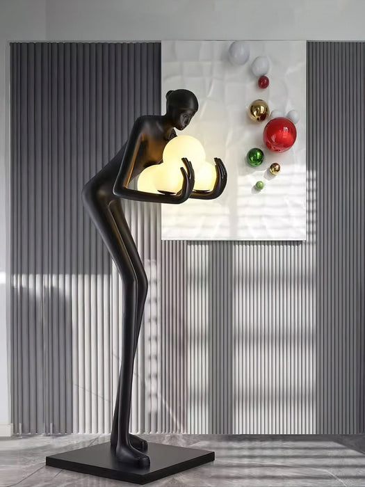 Embrace of Light Sculpture Floor Lamp Vakkerlight