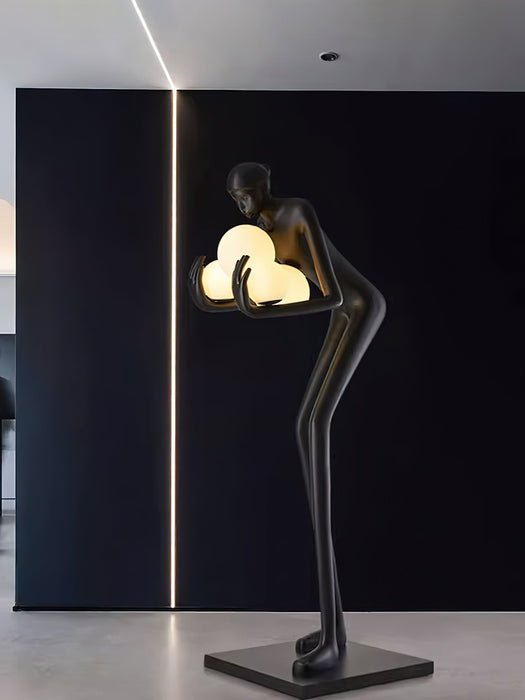 Embrace of Light Sculpture Floor Lamp Vakkerlight
