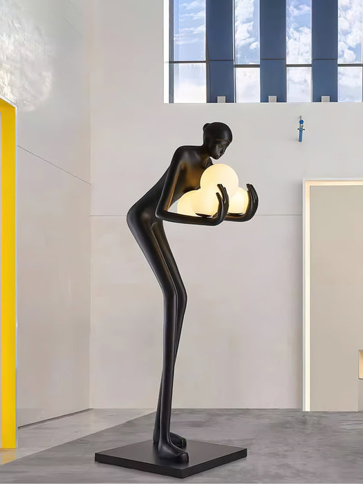 Embrace of Light Sculpture Floor Lamp Vakkerlight