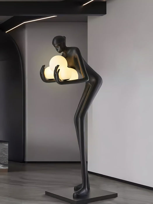Embrace of Light Sculpture Floor Lamp Vakkerlight