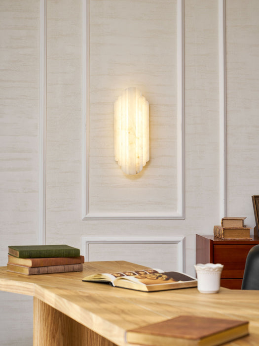 Estelle Alabaster Wall Sconce Vakkerlight
