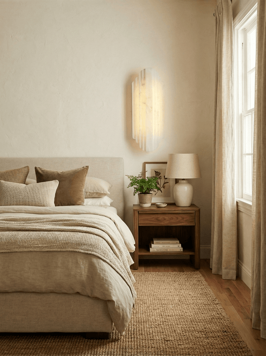 Estelle Alabaster Wall Sconce Vakkerlight