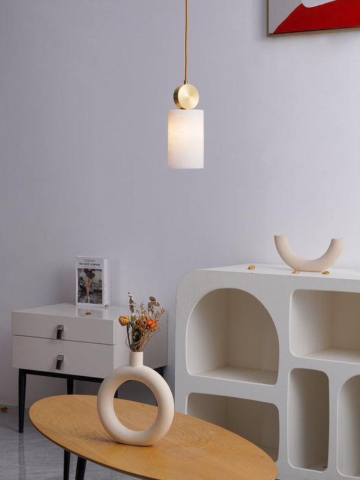 Etruscan Aabaster Pendant Light Vakkerlight