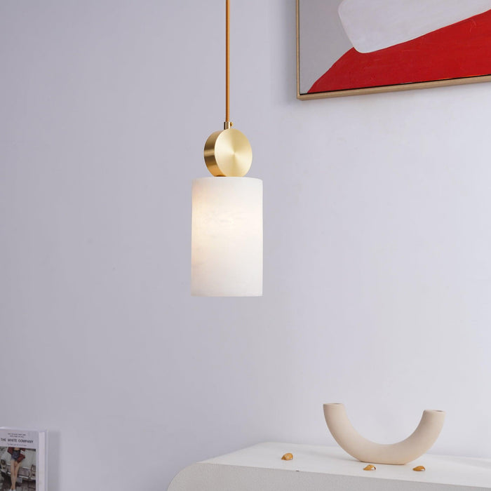 Etruscan Aabaster Pendant Light Vakkerlight