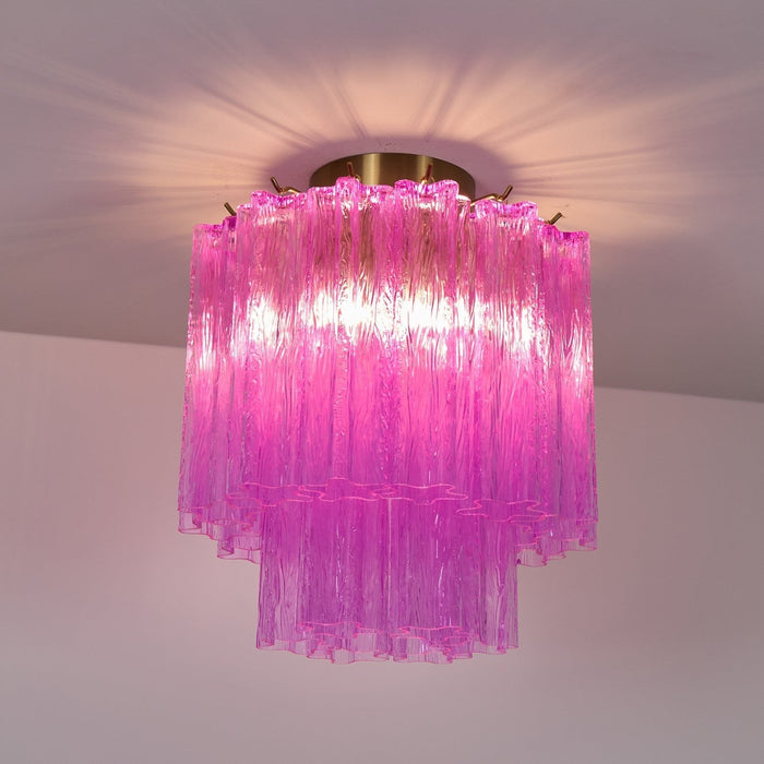 Fiora Purple Glass Ceiling Lamp Vakkerlight