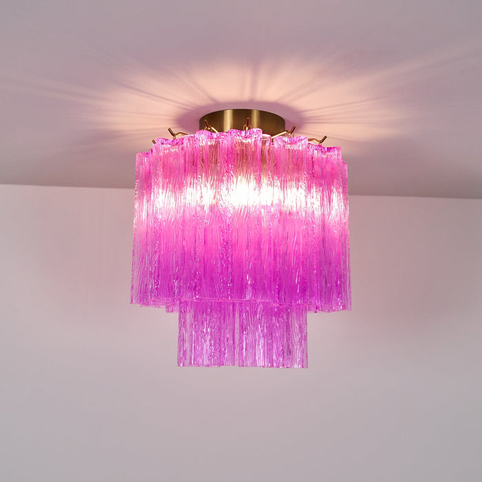 Fiora Purple Glass Ceiling Lamp Vakkerlight
