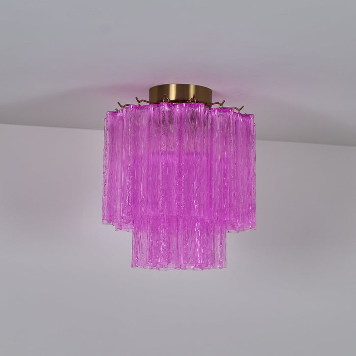 Fiora Purple Glass Ceiling Lamp Vakkerlight