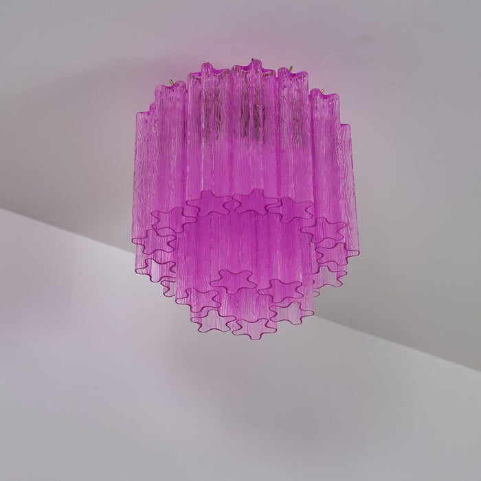 Fiora Purple Glass Ceiling Lamp Vakkerlight