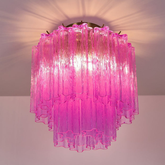 Fiora Purple Glass Ceiling Lamp Vakkerlight
