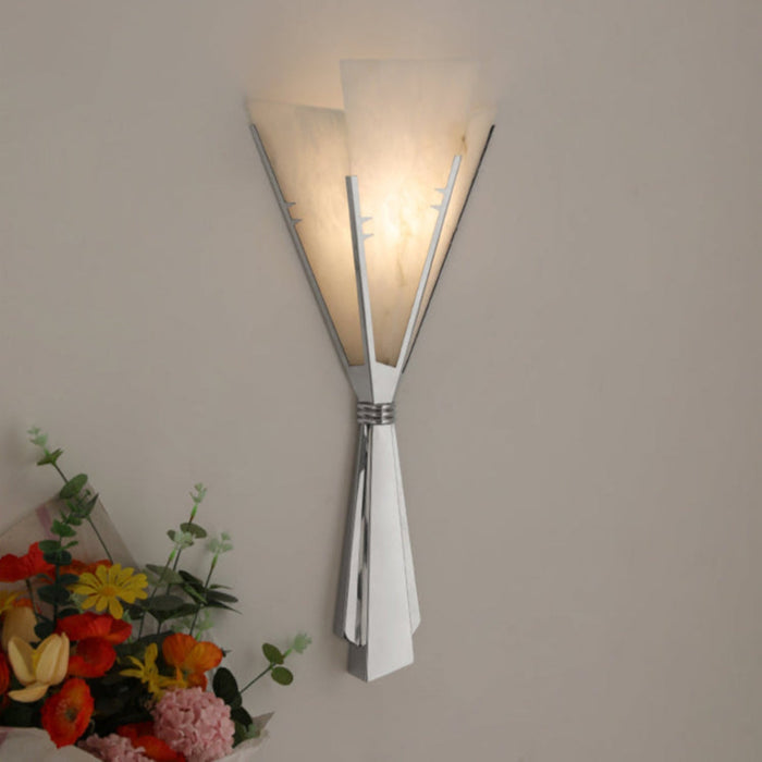 Florent Alabaster Fan Wall Sconce Vakkerlight