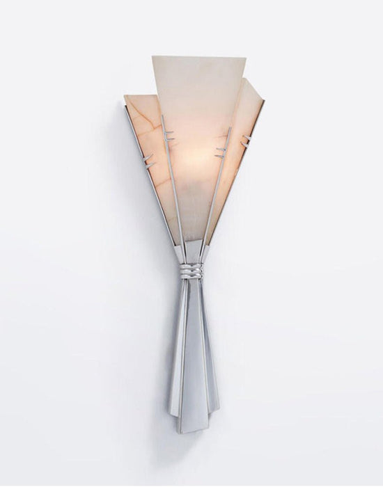 Florent Alabaster Fan Wall Sconce Vakkerlight