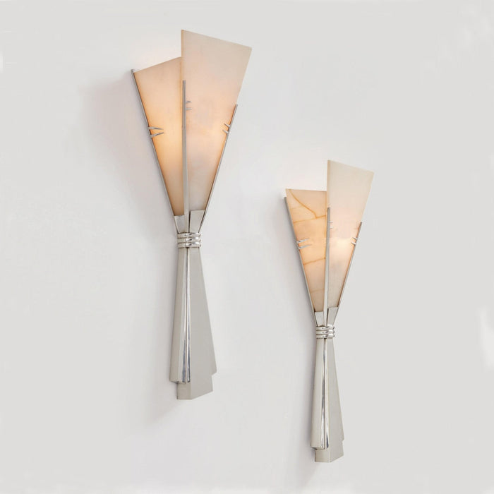 Florent Alabaster Fan Wall Sconce Vakkerlight