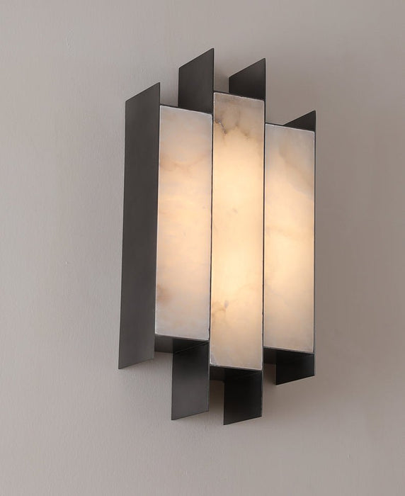 Folded Alabaster Panel Sconce Vakkerlight