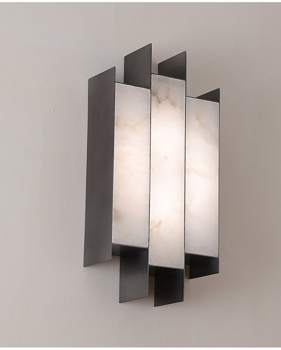 Folded Alabaster Panel Sconce Vakkerlight