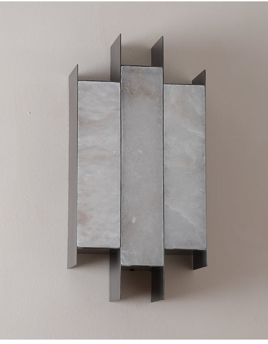 Folded Alabaster Panel Sconce Vakkerlight