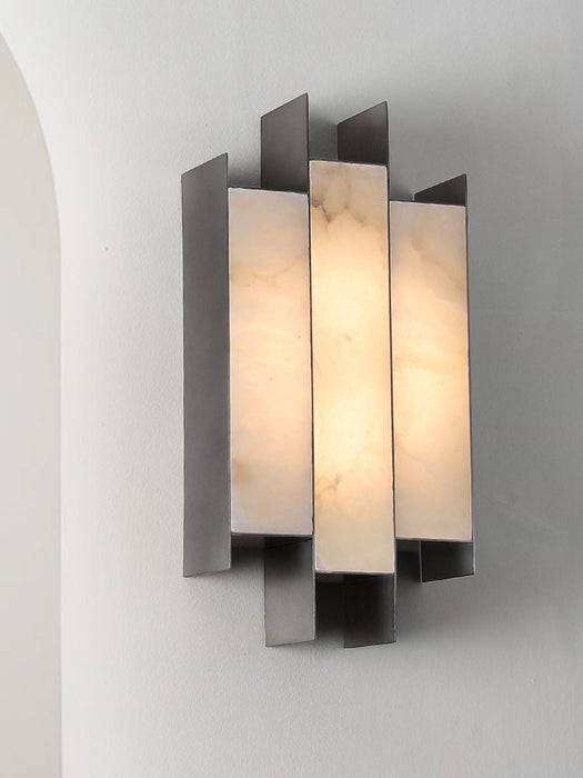 Folded Alabaster Panel Sconce Vakkerlight