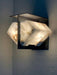 Folded Halo Alabaster Wall Sconce Vakkerlight