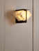 Folded Halo Alabaster Wall Sconce Vakkerlight