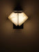 Folded Halo Alabaster Wall Sconce Vakkerlight