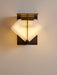 Folded Halo Alabaster Wall Sconce Vakkerlight