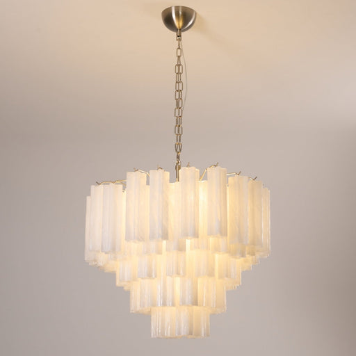 Frosted Glass Cascade Chandelier Vakkerlight