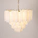Frosted Glass Cascade Chandelier Vakkerlight