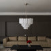 Frosted Glass Cascade Chandelier Vakkerlight