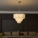 Frosted Glass Cascade Chandelier Vakkerlight