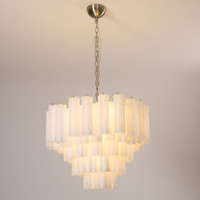 Frosted Glass Cascade Chandelier Vakkerlight