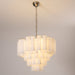 Frosted Glass Cascade Chandelier Vakkerlight