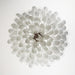 Petals White Glass Chandelier Vakkerlight