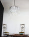 Petals White Glass Chandelier Vakkerlight