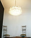 Petals White Glass Chandelier Vakkerlight