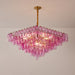 Fuchsia Prism Empire Chandelier Vakkerlight