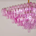 Fuchsia Prism Empire Chandelier Vakkerlight
