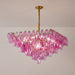 Fuchsia Prism Empire Chandelier Vakkerlight