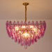 Fuchsia Prism Empire Chandelier Vakkerlight