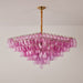 Fuchsia Prism Empire Chandelier Vakkerlight