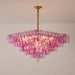 Fuchsia Prism Empire Chandelier Vakkerlight