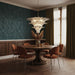 Palm Grove Glass Chandelier Vakkerlight