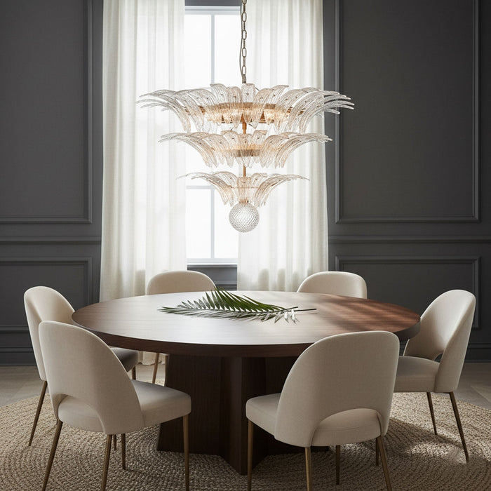 Palm Grove Glass Chandelier Vakkerlight