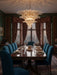 Palm Grove Glass Chandelier Vakkerlight