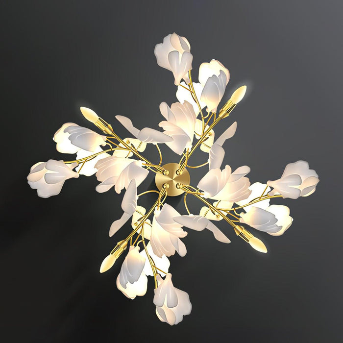 Gingko Flowers Plug-in Wall Lamp