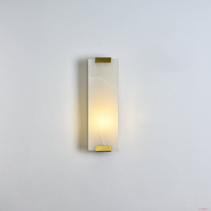 Glacier Aura Alabaster Wall Lamp Vakkerlight