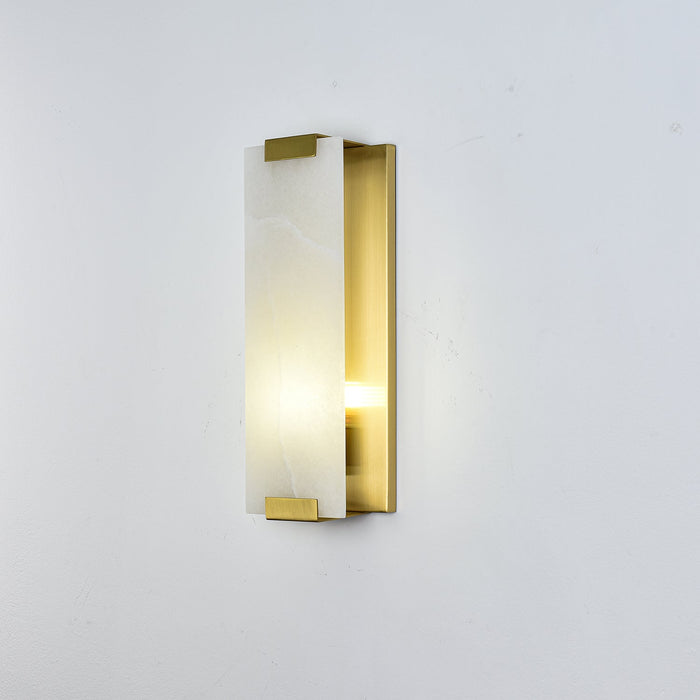 Glacier Aura Alabaster Wall Lamp Vakkerlight