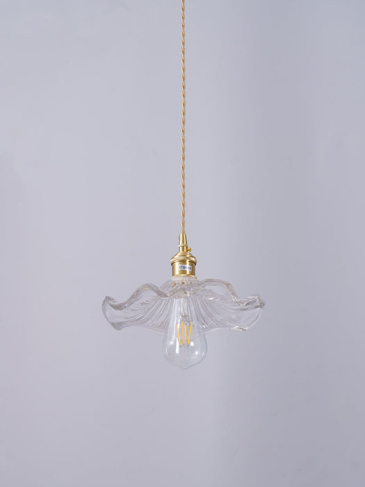 Glass Hibiscus Flower Pendant Light Vakkerlight