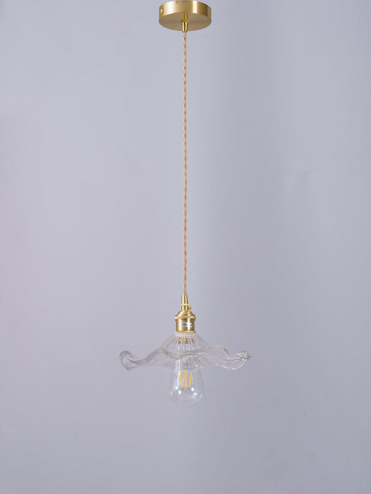 Glass Hibiscus Flower Pendant Light Vakkerlight
