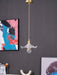 Glass Hibiscus Flower Pendant Light Vakkerlight