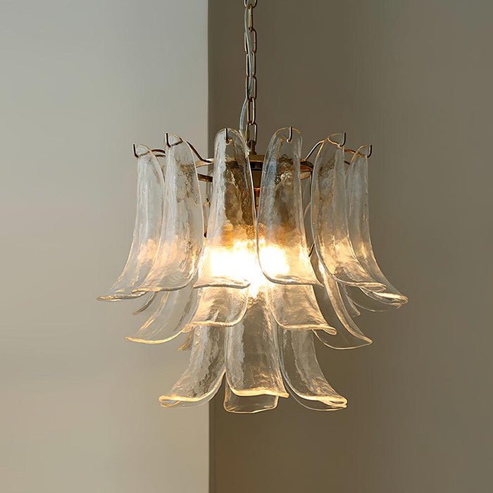 Murano Glass Leaf Chandelier